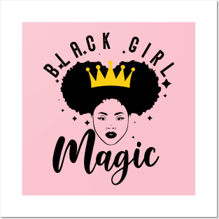 Black Girl Magic Black Queen Melanin Pride Gift Posters and Art